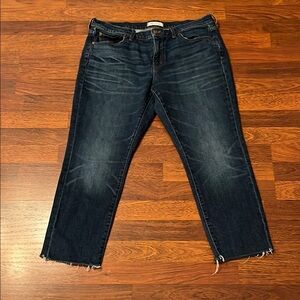Madewell The Slim Boyjean Raw Hem Jeans